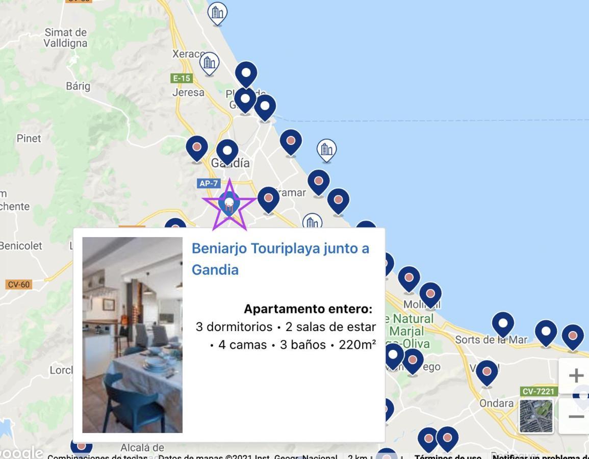 فيلا Atico Duplex Touriplaya Solo Familias غانديا المظهر الخارجي الصورة